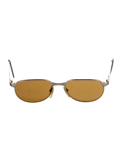 Vuarnet Square Tinted Sunglasses Gold
