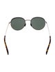 VUARNET Round Tinted Sunglasses
