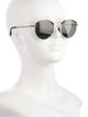 VUARNET Round Tinted Sunglasses