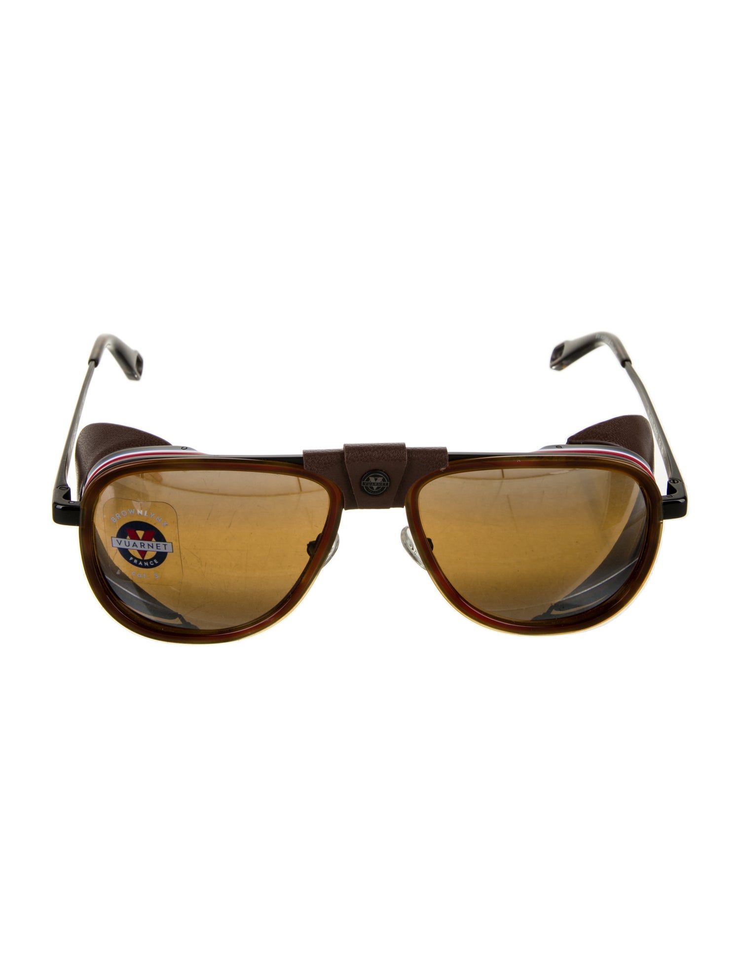 VUARNET Round Tinted Sunglasses