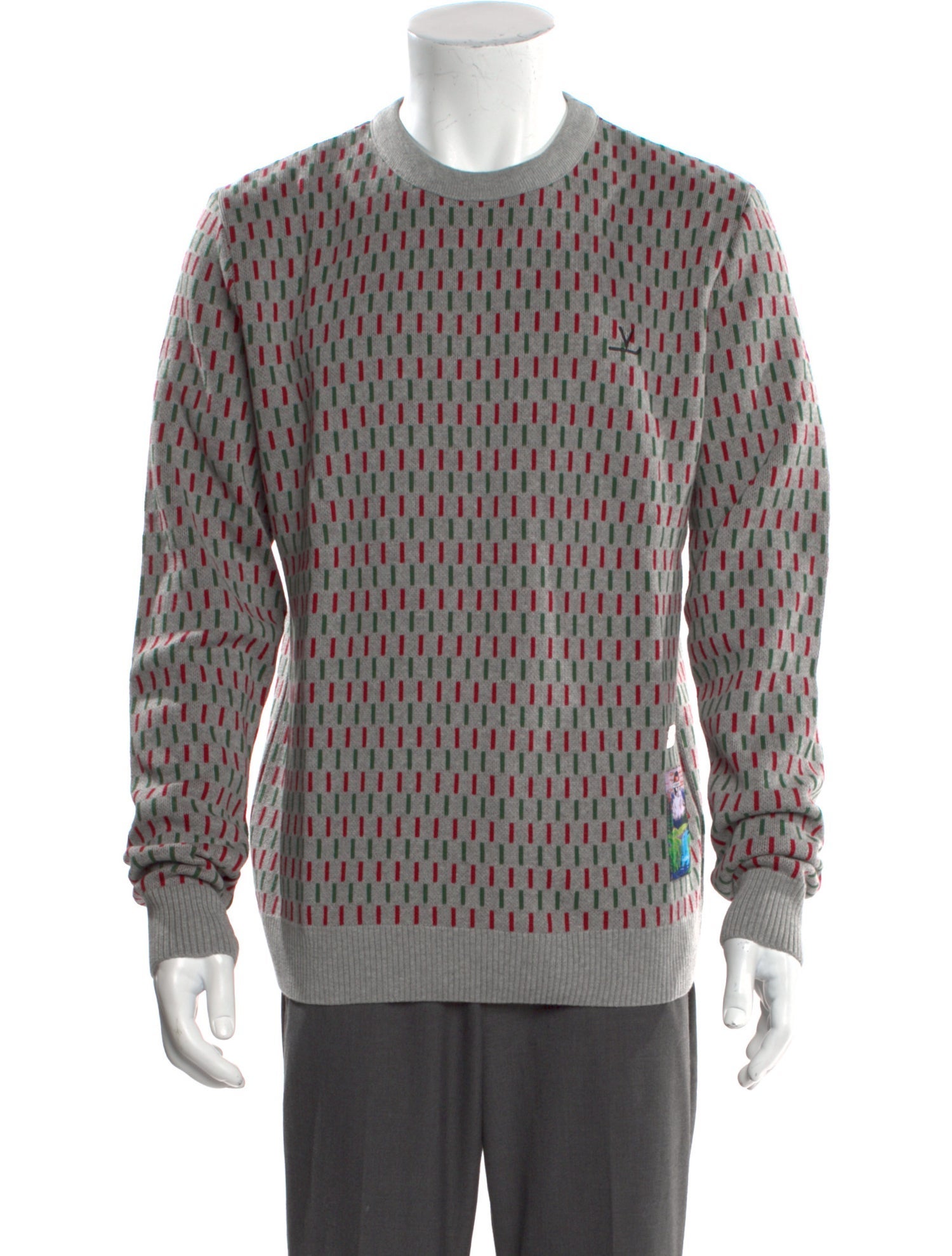 VUARNET Printed Crew Neck Pullover w/ Tags