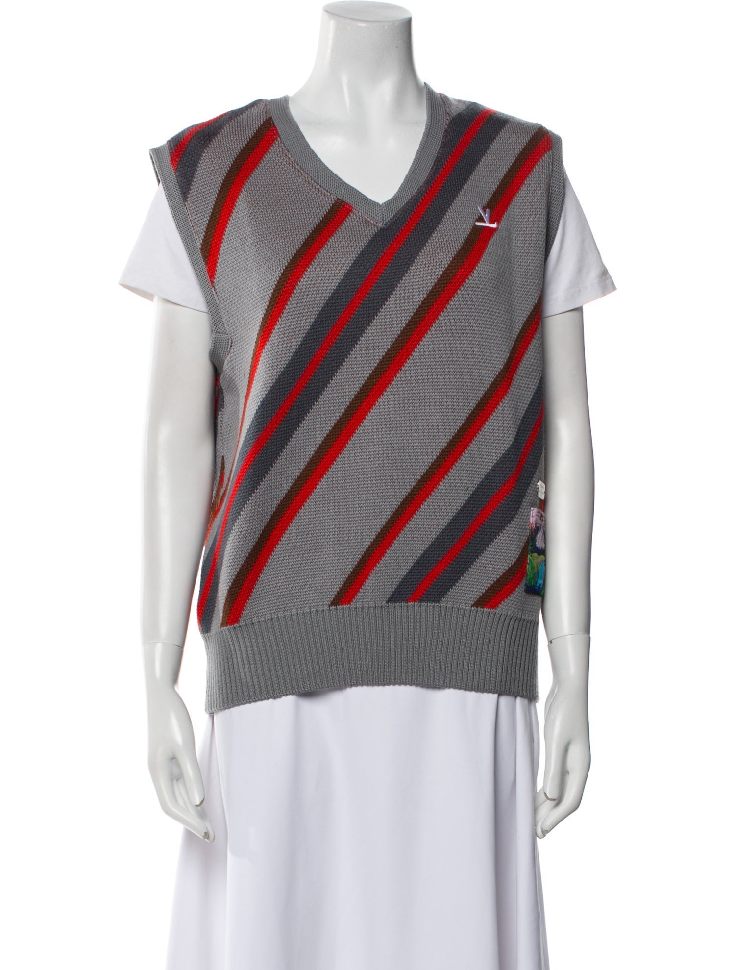 VUARNET Striped Vest w/ Tags