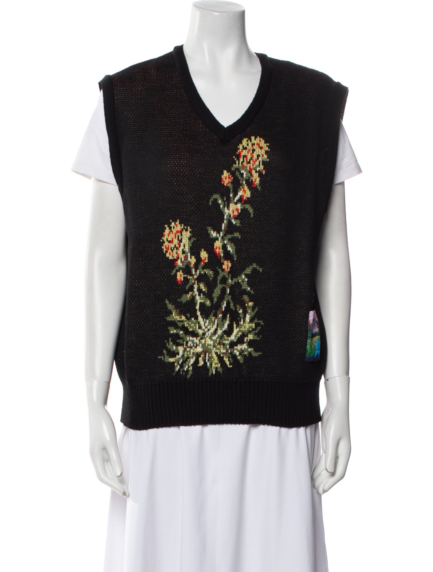 VUARNET Graphic Print Vest w/ Tags