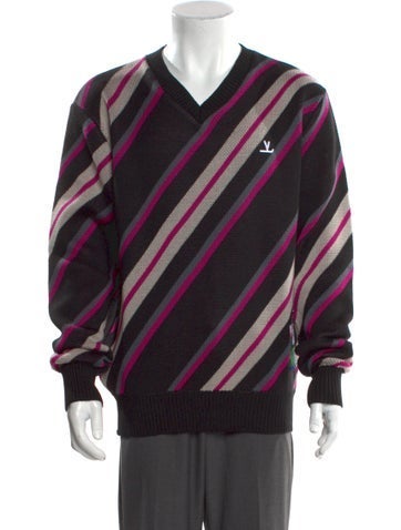 Vuarnet Sweaters Striped V-Neck Pullover M