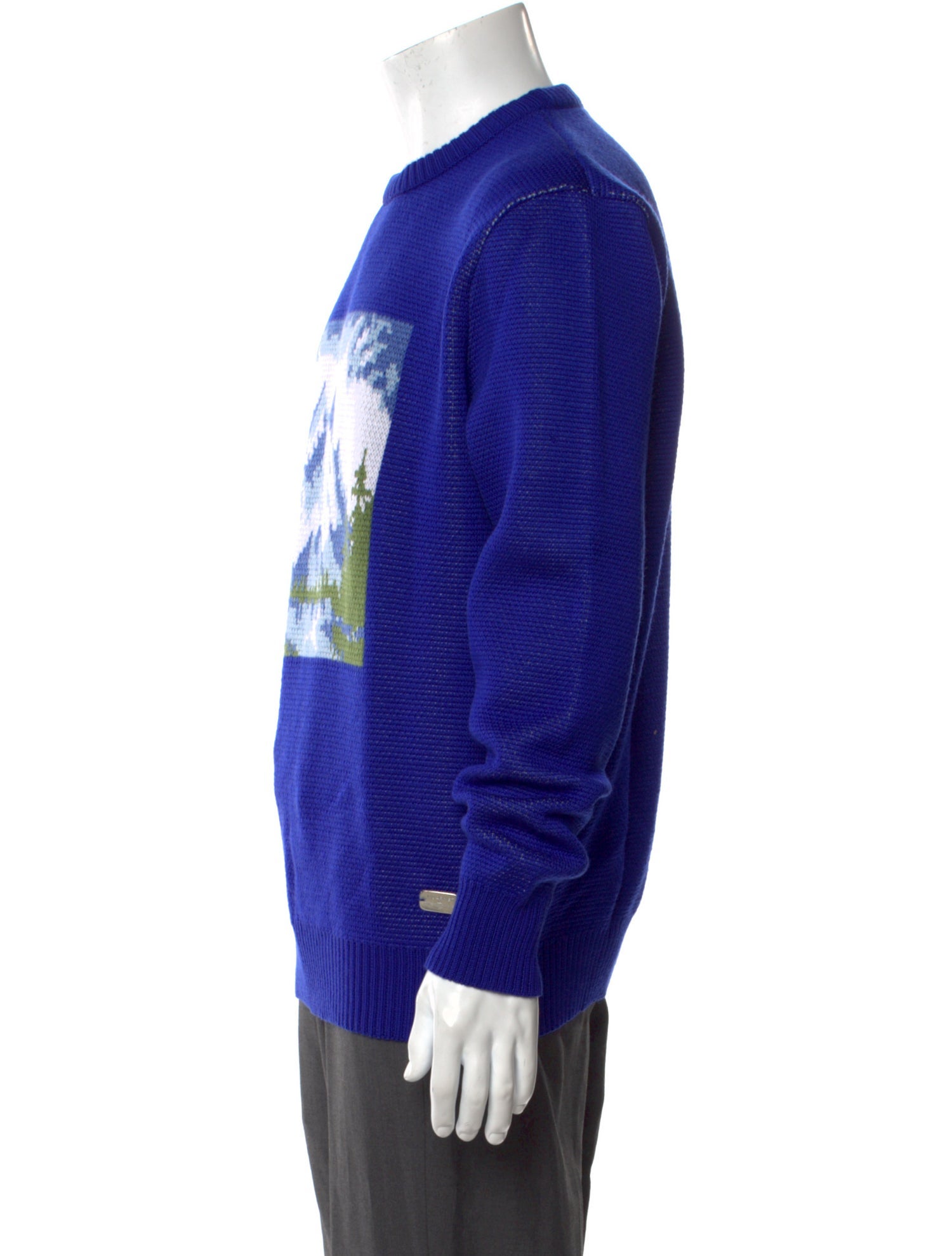 VUARNET Wool Graphic Print Pullover