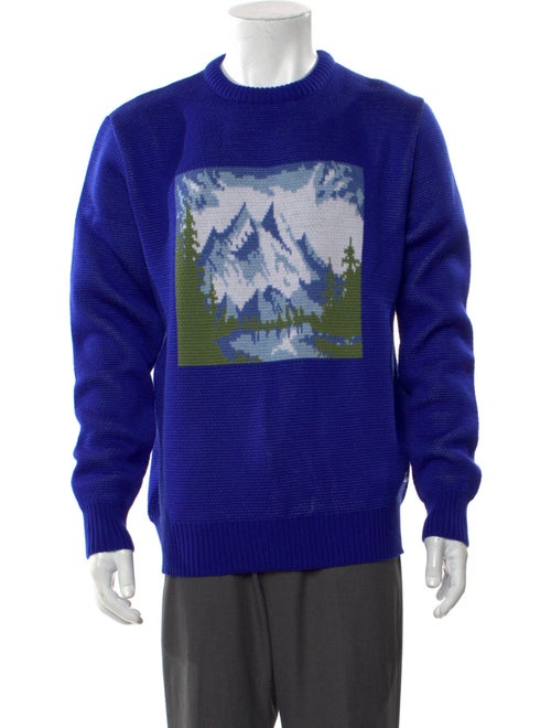 VUARNET Wool Graphic Print Pullover