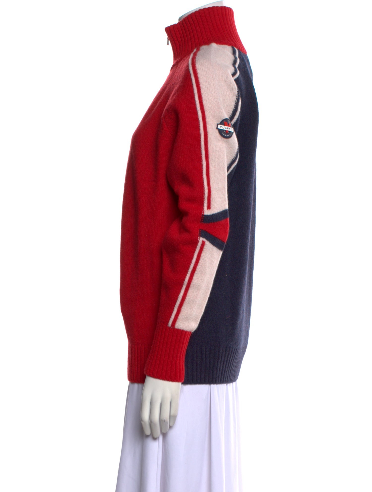 VUARNET Wool Mock Neck Sweater w/ Tags