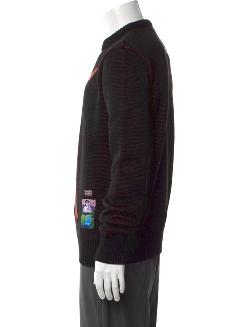 VUARNET Wool Graphic Print Pullover