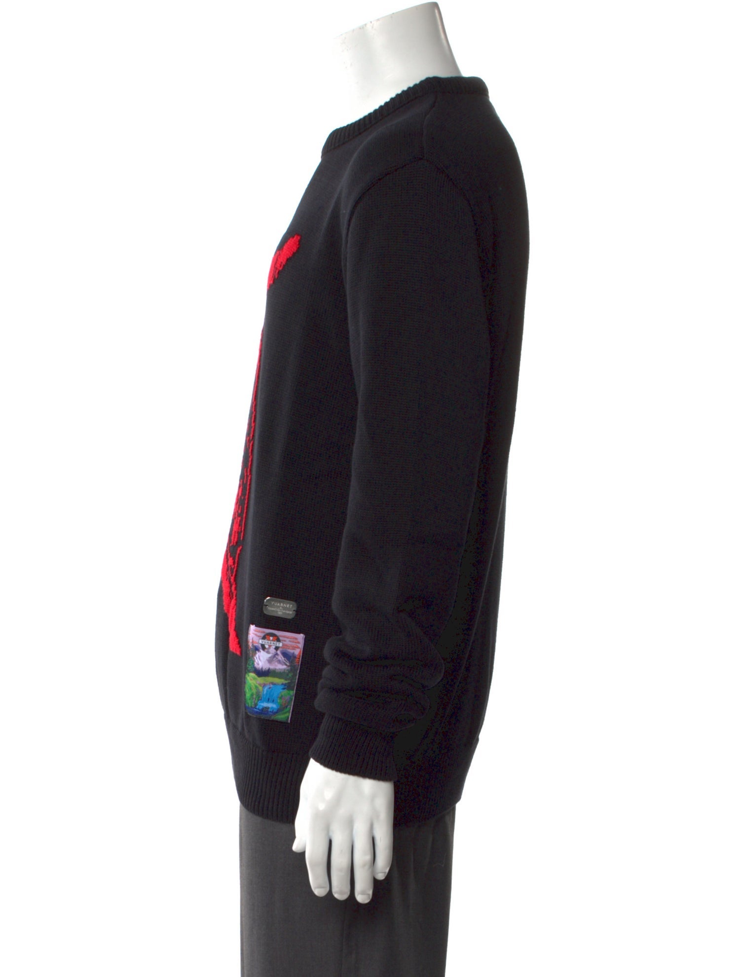 VUARNET Graphic Print Crew Neck Pullover w/ Tags