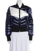 VUARNET Colorblock Pattern Bomber Jacket
