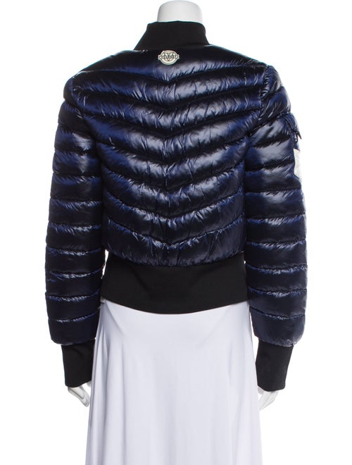 VUARNET Colorblock Pattern Bomber Jacket