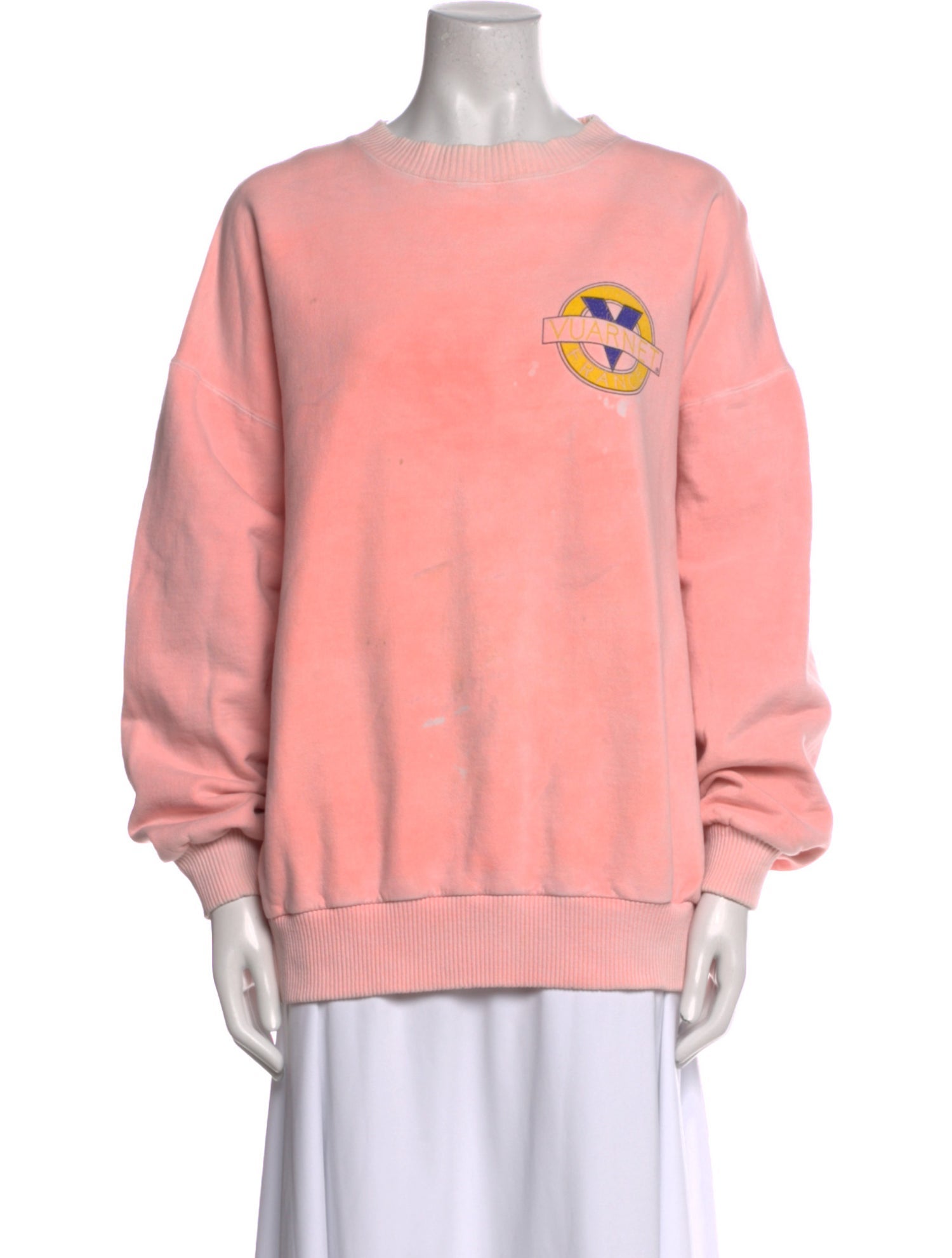 VUARNET Graphic Print Crew Neck Sweatshirt