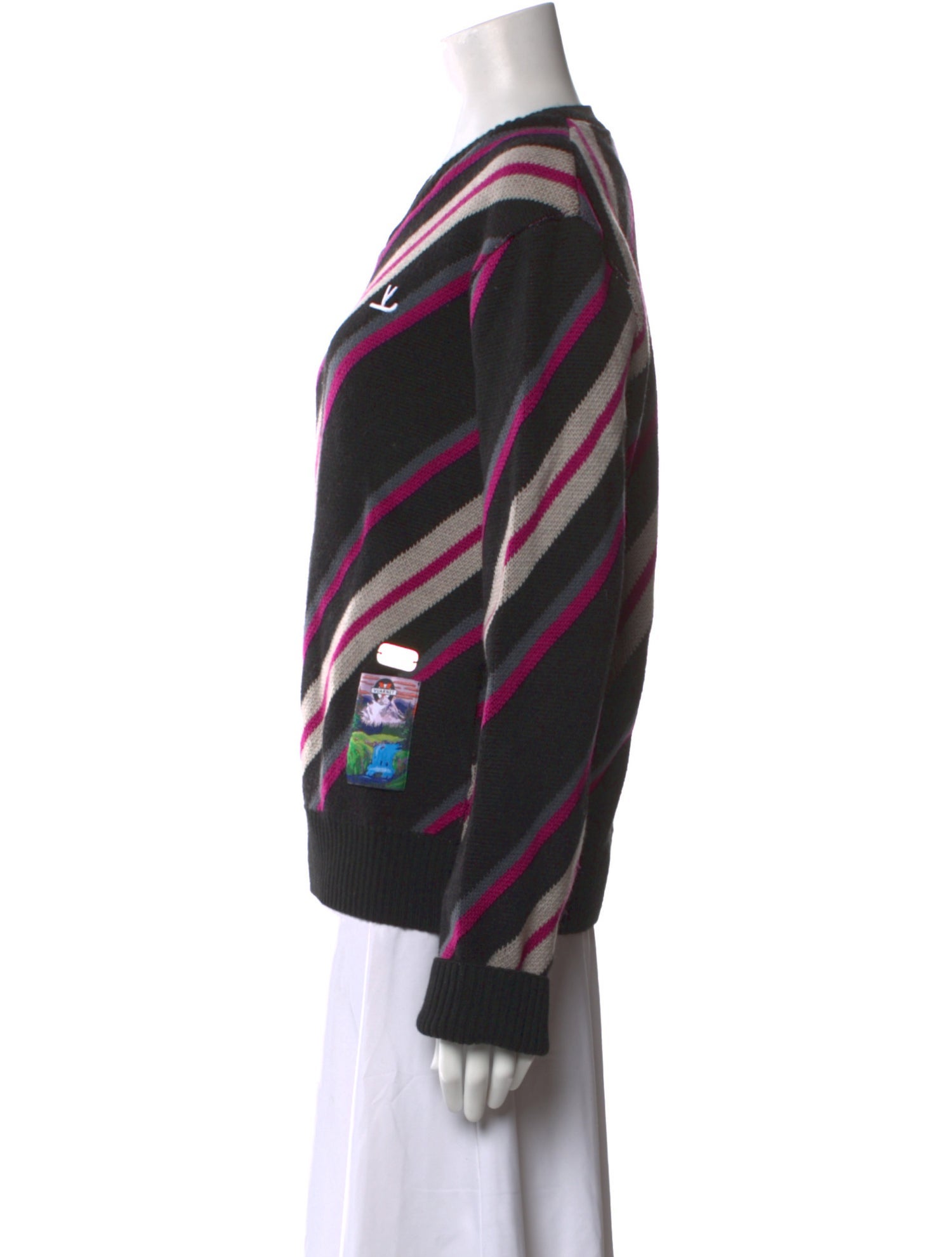 VUARNET Wool Striped Sweater