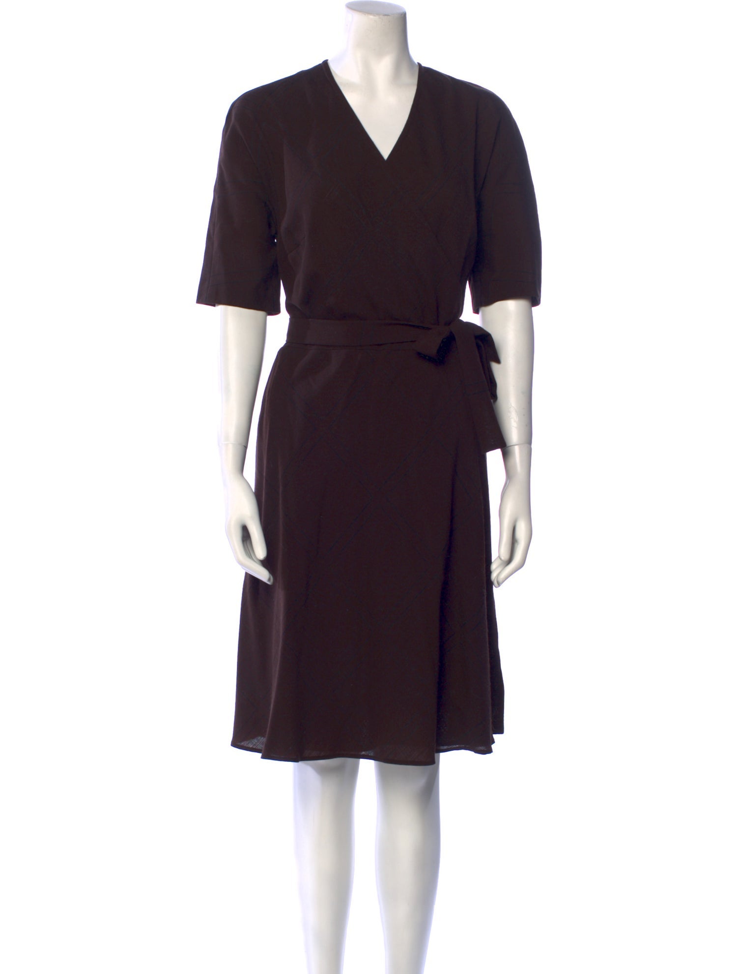 VUOKKO Wool Knee-Length Dress