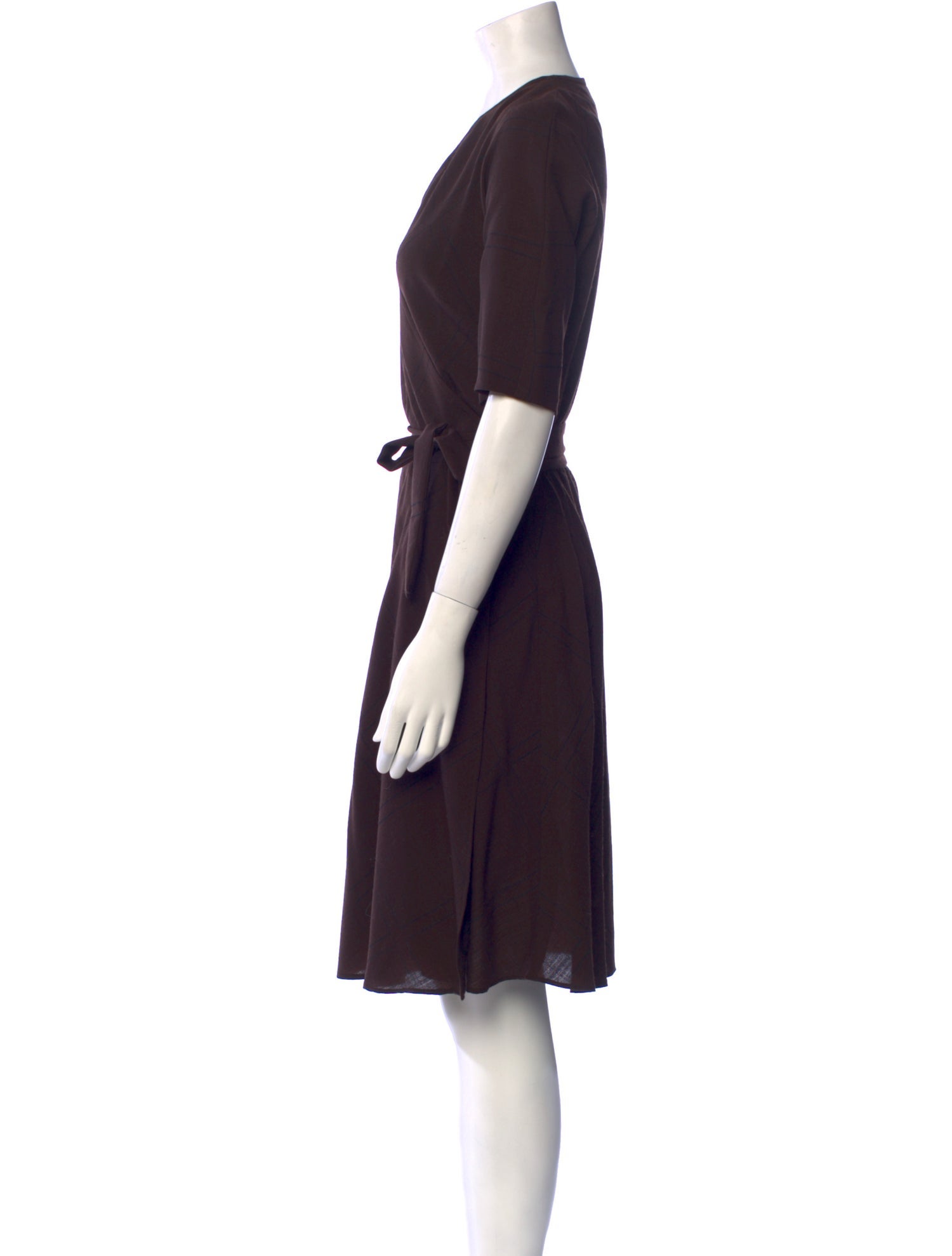 VUOKKO Wool Knee-Length Dress
