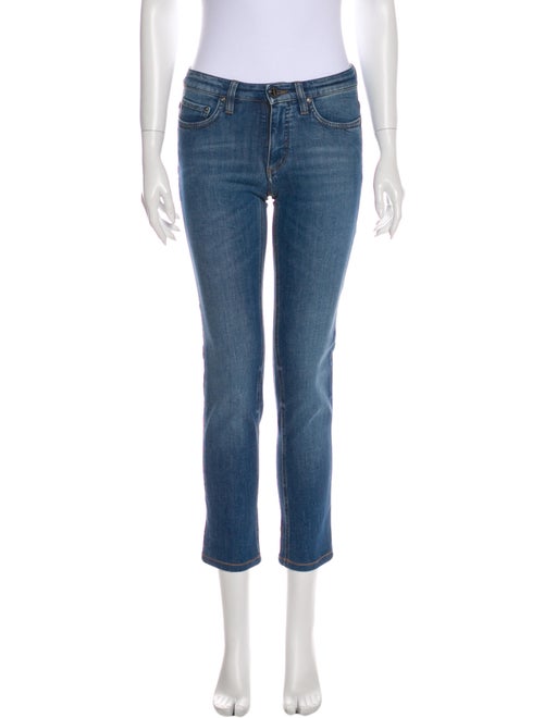 Victoria Victoria Beckham Low-Rise Straight Leg Je