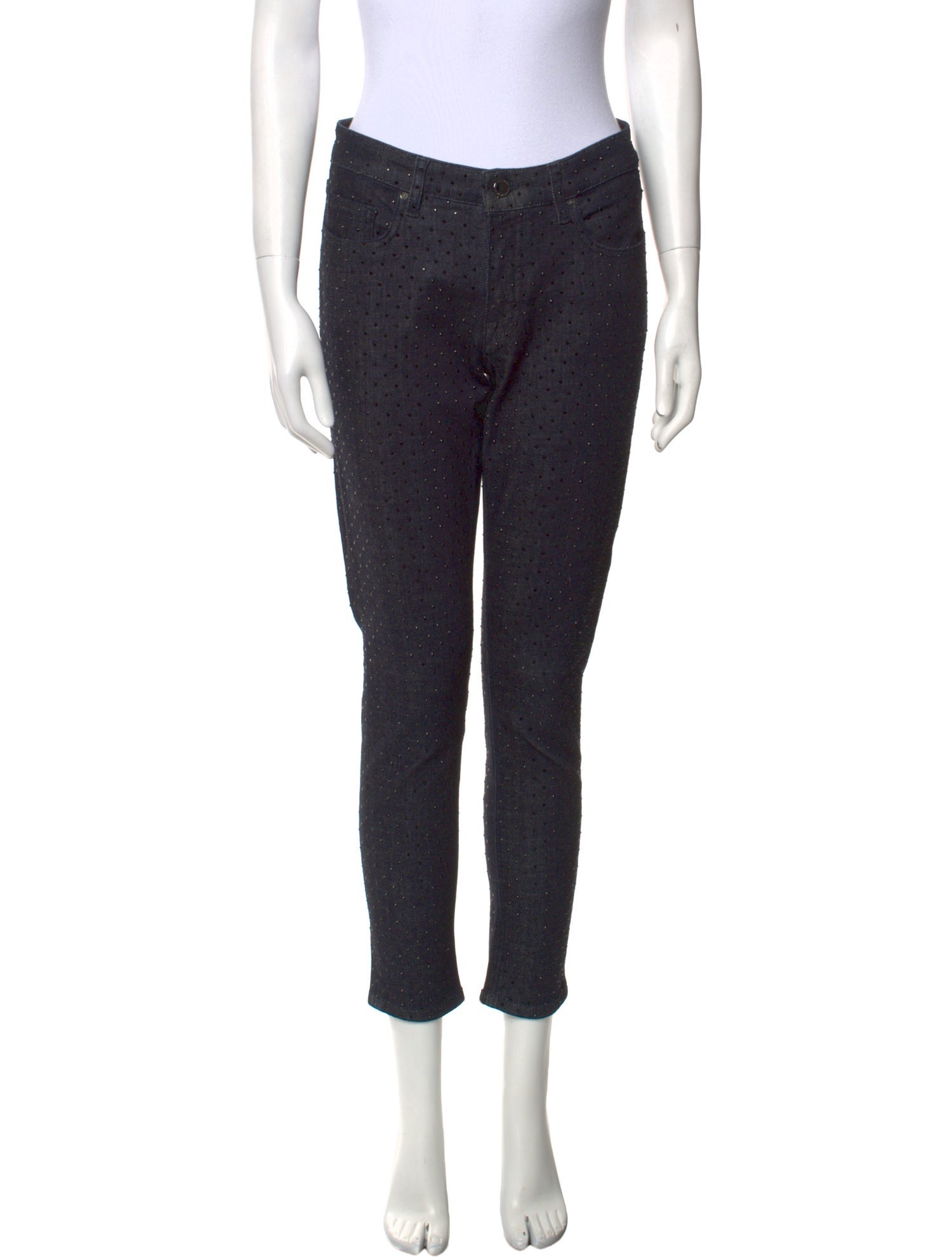Victoria Victoria Beckham Mid-Rise Straight Leg Jeans