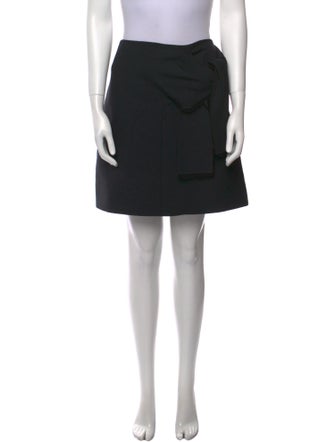 Victoria Victoria Beckham Ruffle Embellishment Mini Skirt
