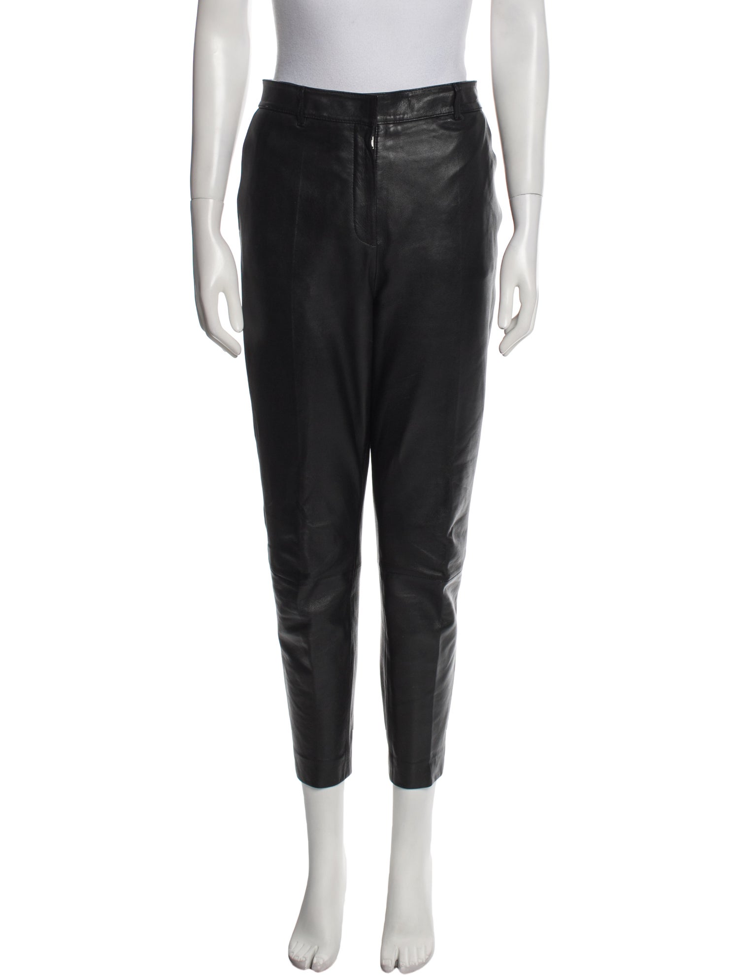 Victoria Victoria Beckham Lamb Leather Skinny Leg Pants