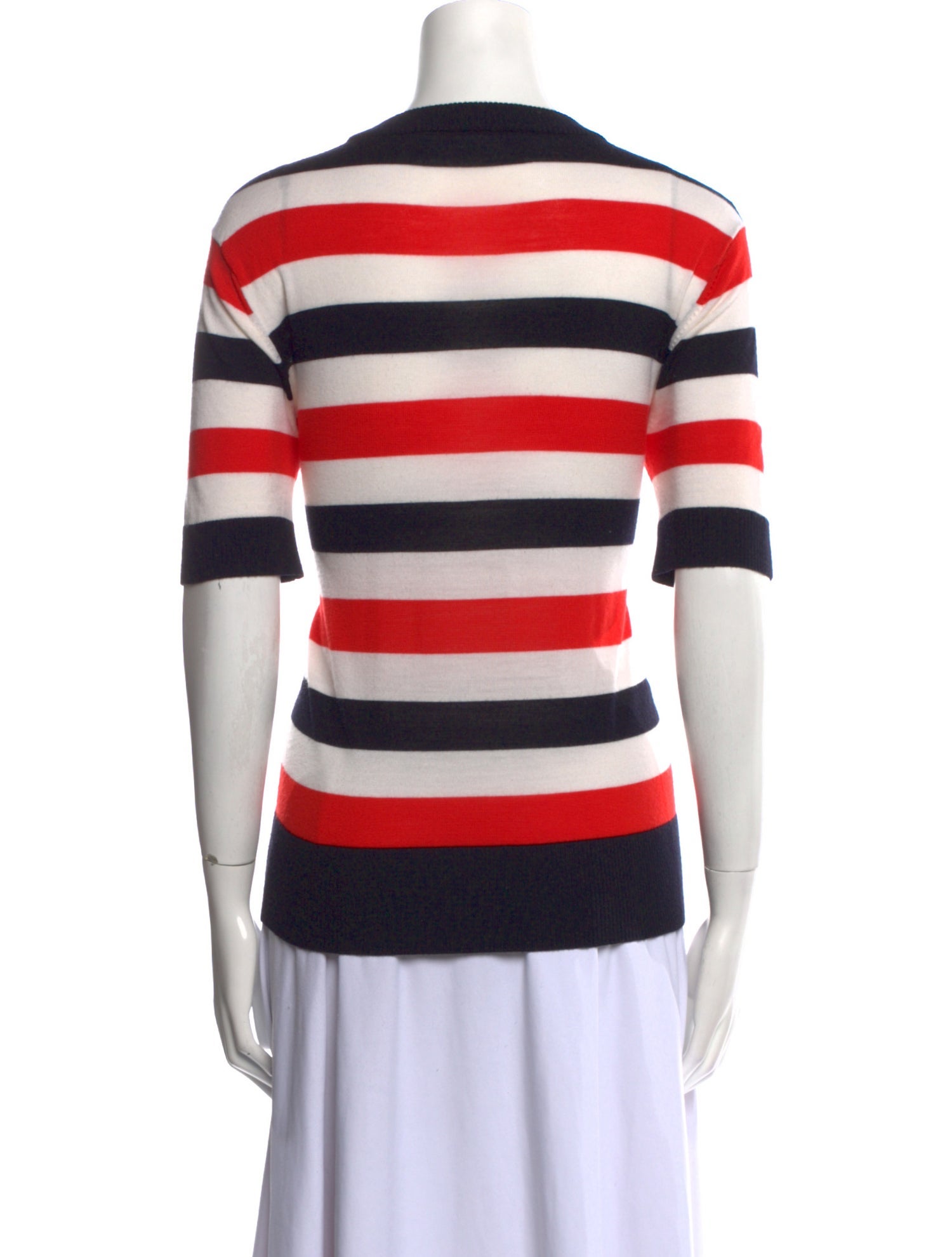 Victoria Victoria Beckham Wool Striped Sweater
