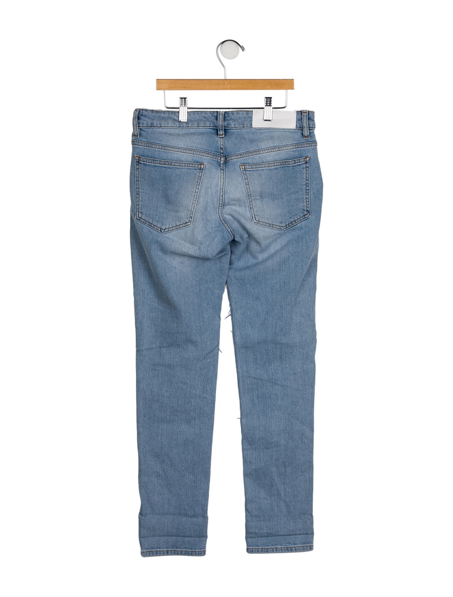 Victoria Victoria Beckham Mid-Rise Straight Leg Jeans
