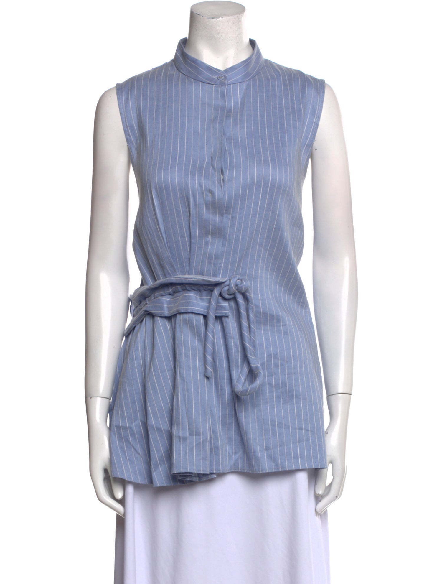 Victoria Victoria Beckham Mock Neck Sleeveless Tunic