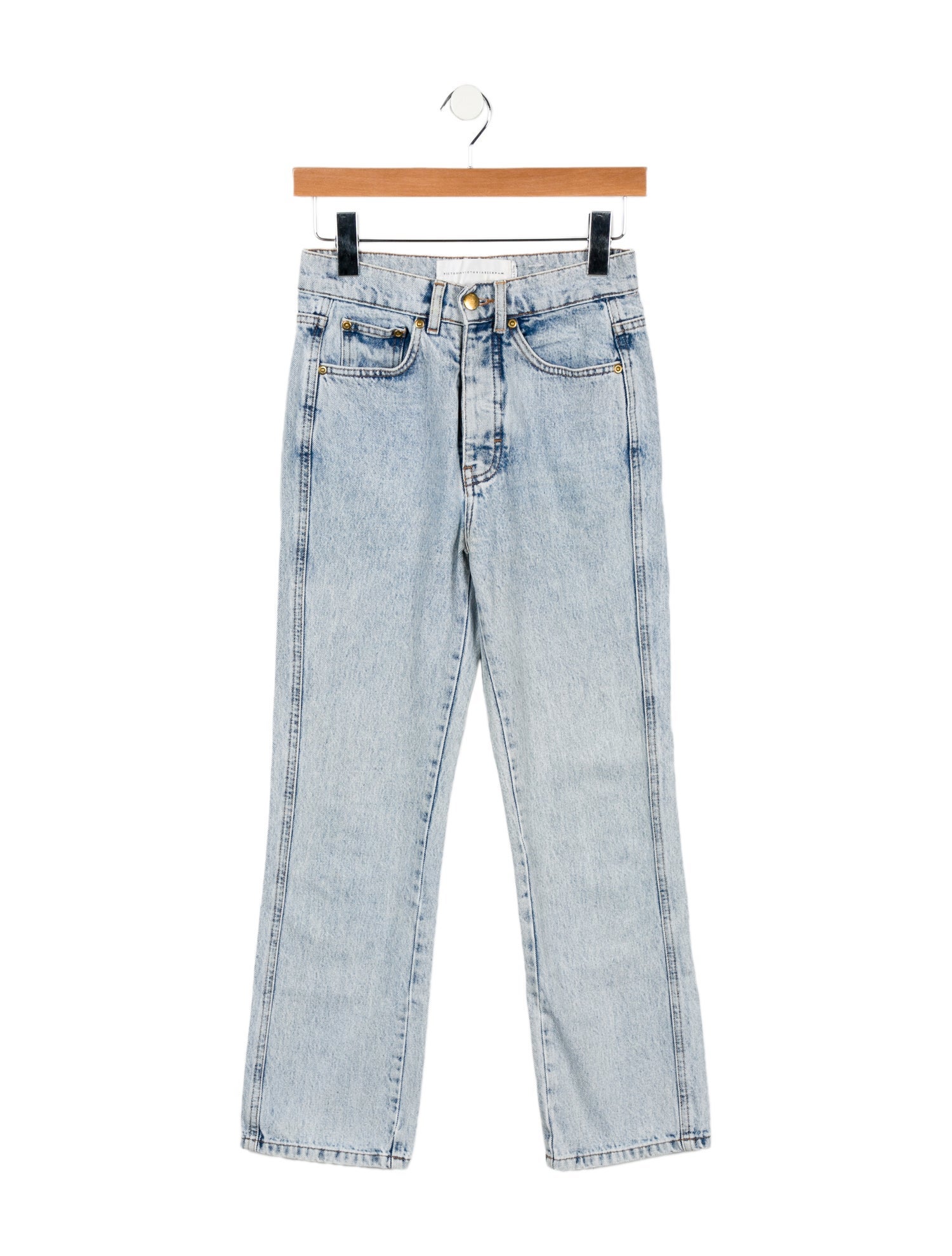 Victoria Victoria Beckham High-Rise Straight Leg Jeans