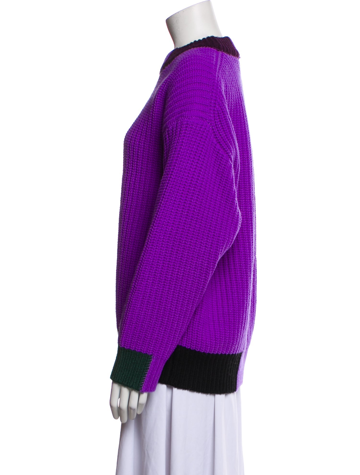 Victoria Victoria Beckham Wool Mock Neck Sweater