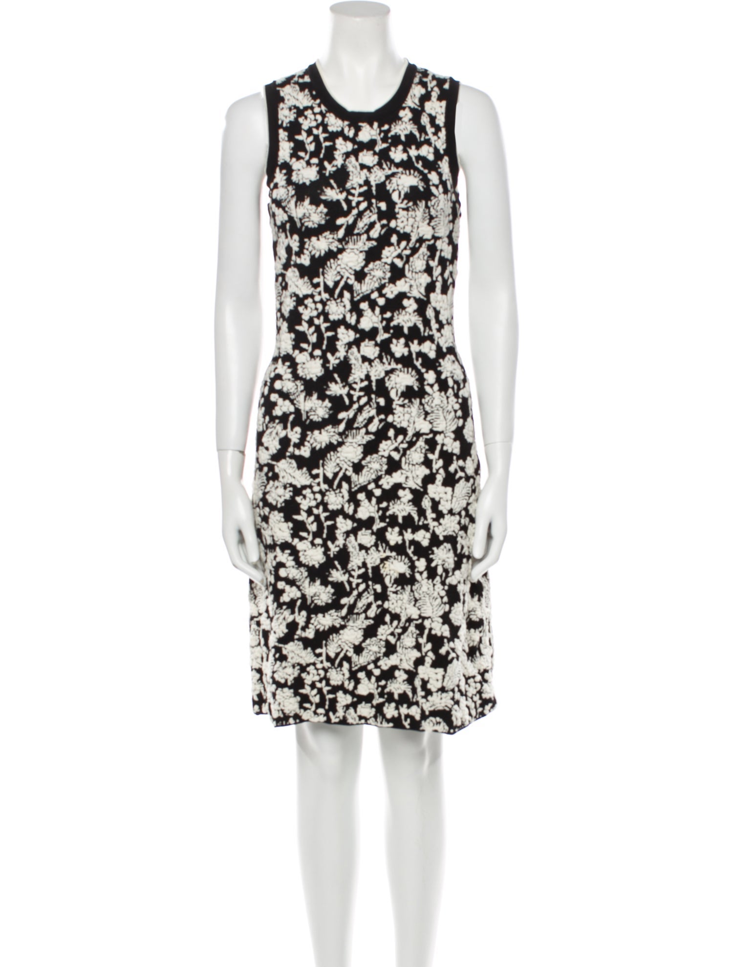 Victoria Victoria Beckham Printed Knee-Length Dress