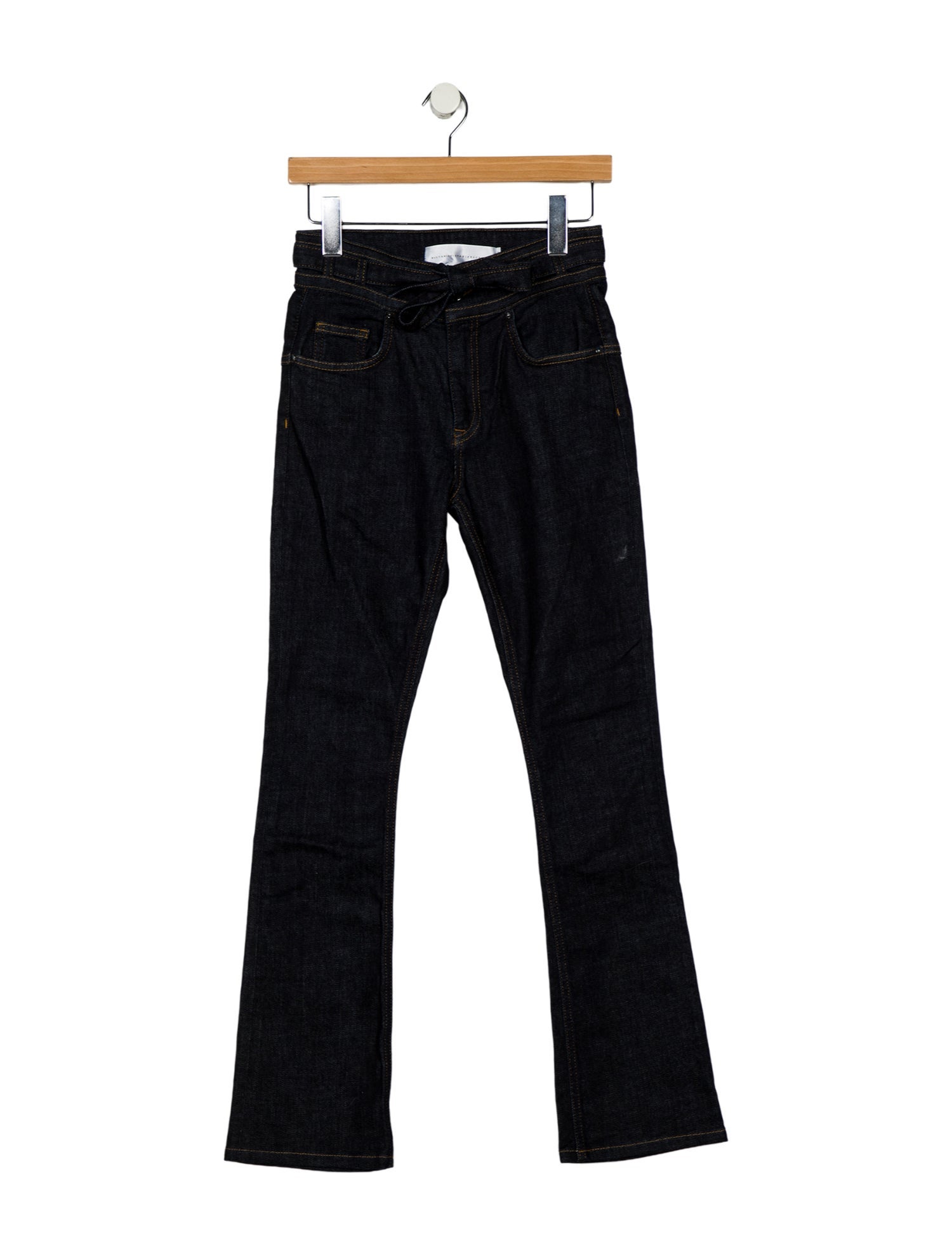 Victoria Victoria Beckham Mid-Rise Straight Leg Jeans