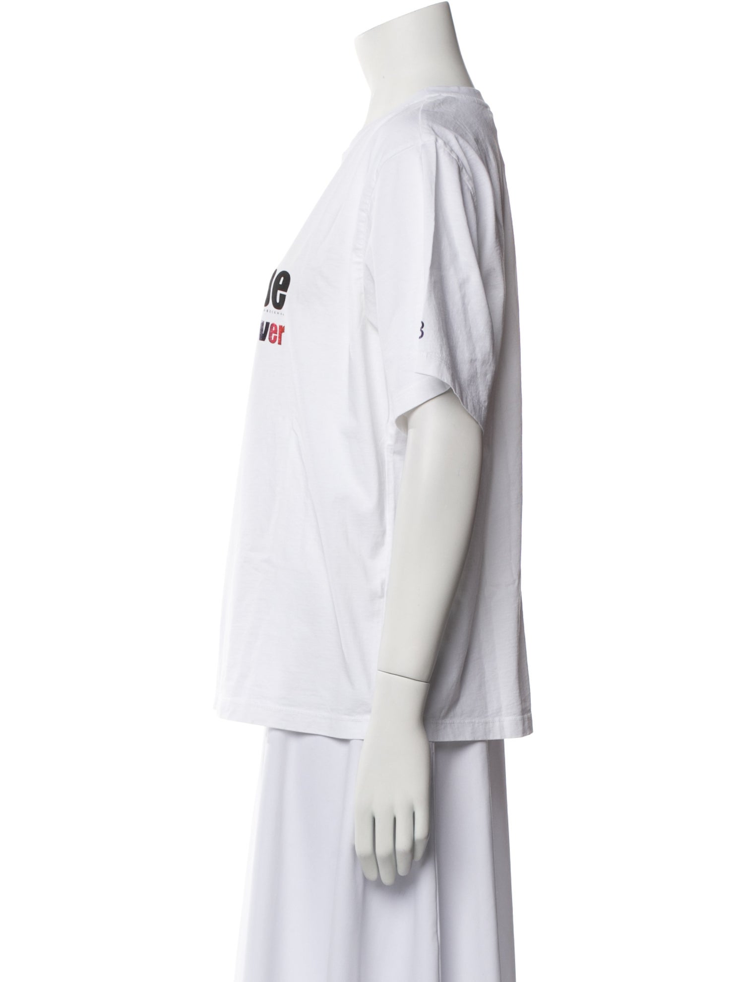 Victoria Victoria Beckham Graphic Print Crew Neck T-Shirt