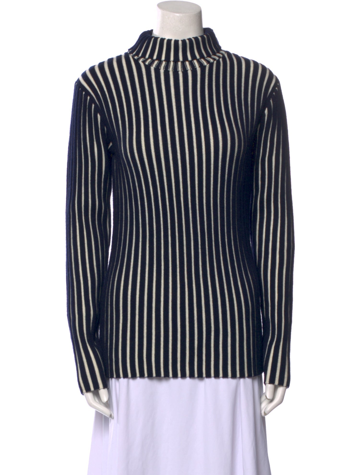 Victoria Victoria Beckham Wool Striped Sweater