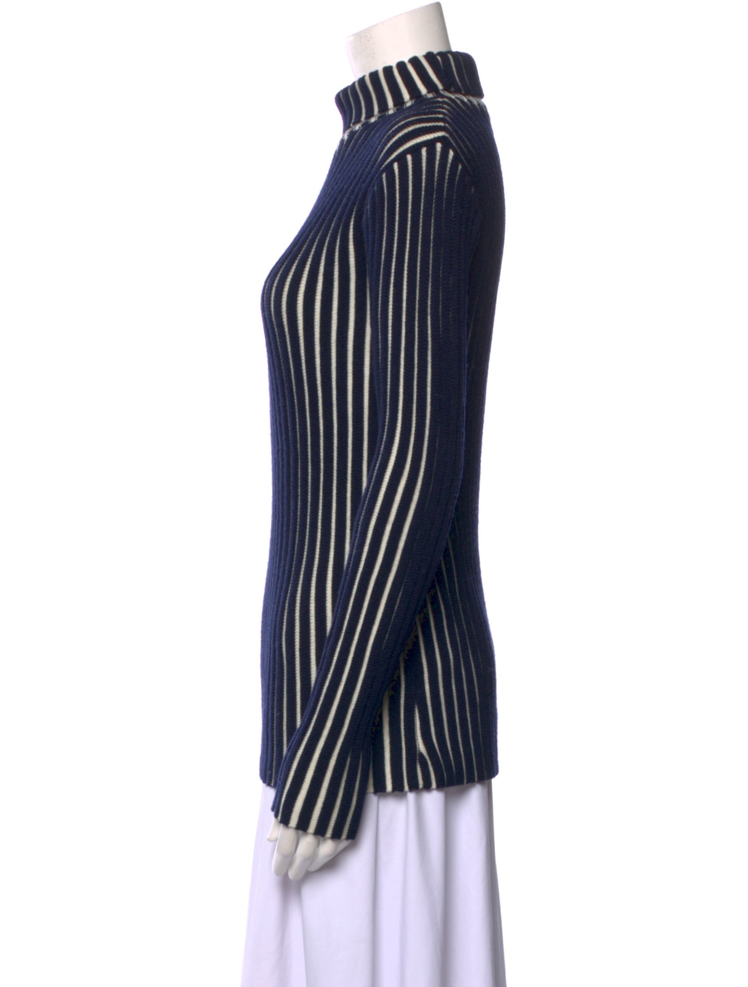 Victoria Victoria Beckham Wool Striped Sweater
