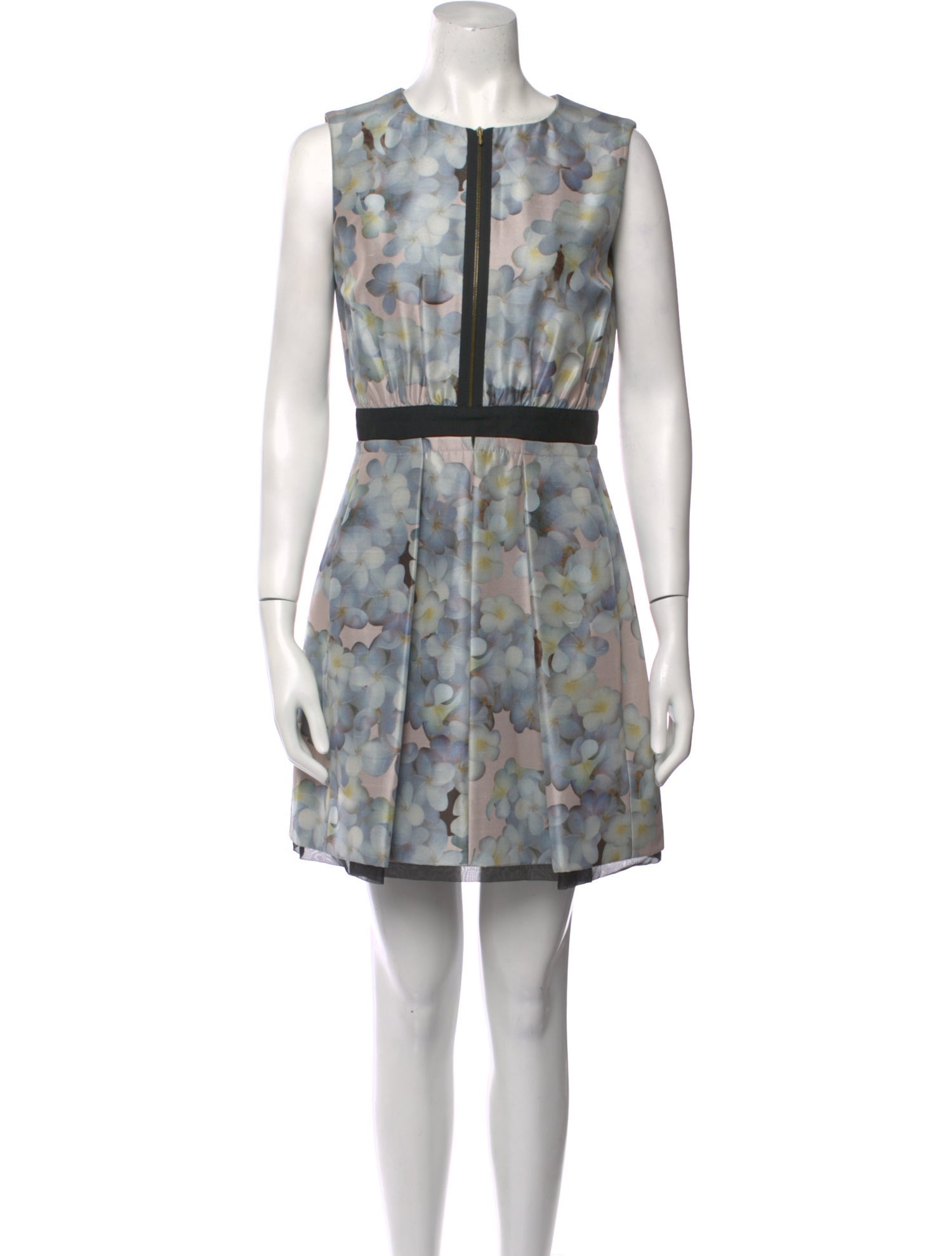 Victoria Victoria Beckham Floral Print Mini Dress