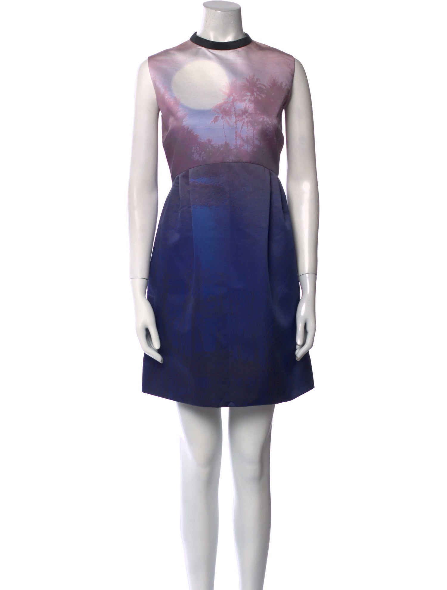 Victoria Victoria Beckham Printed Mini Dress