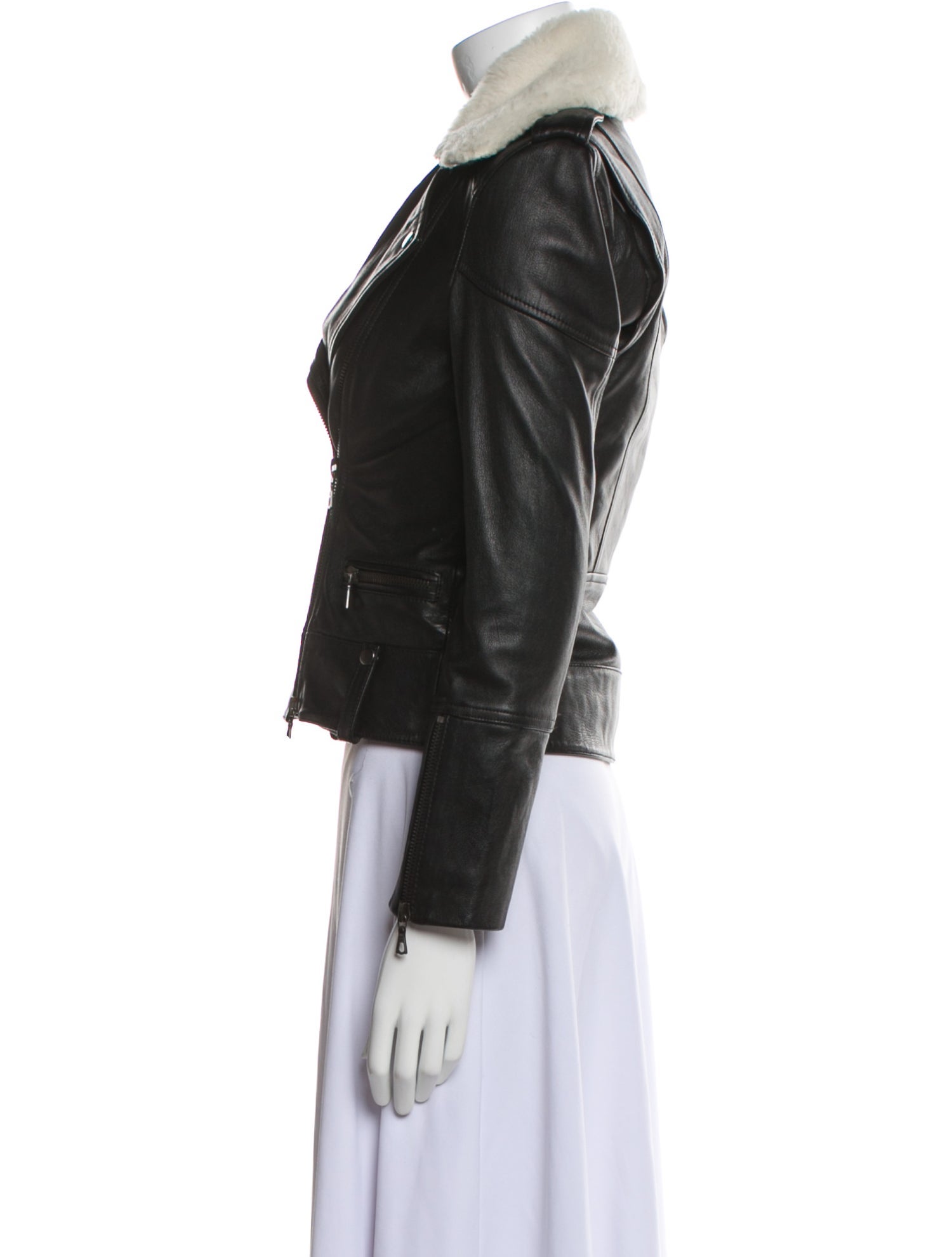 Victoria Victoria Beckham Leather Biker Jacket