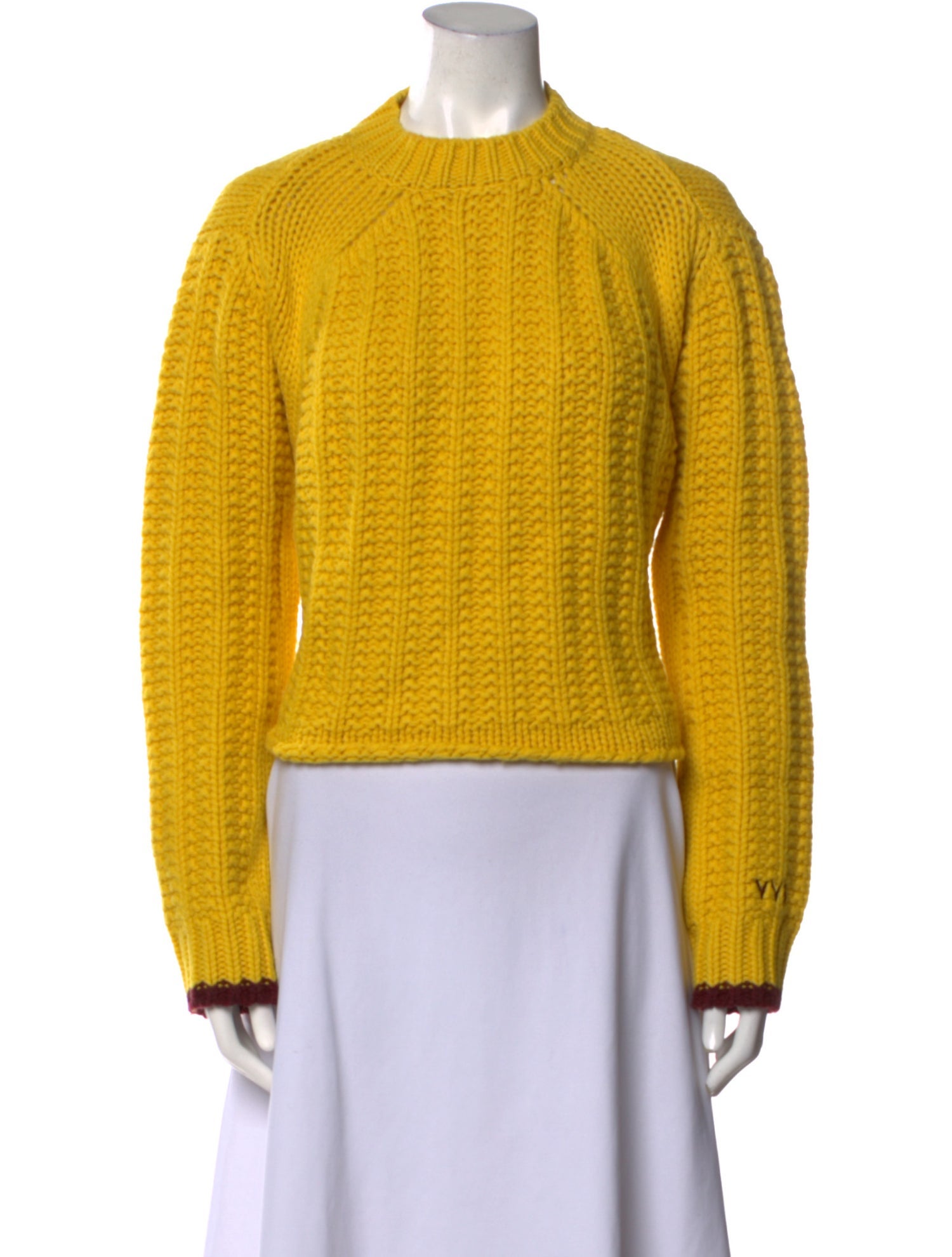 Victoria Victoria Beckham Wool Crew Neck Sweater