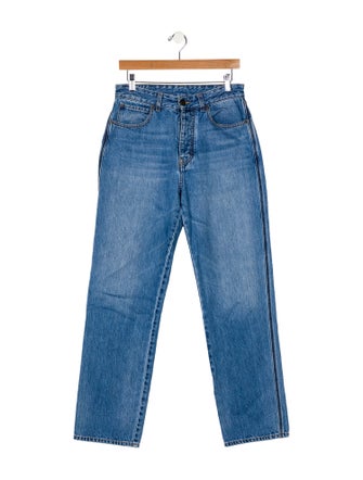 Victoria Victoria Beckham High-Rise Straight Leg Jeans