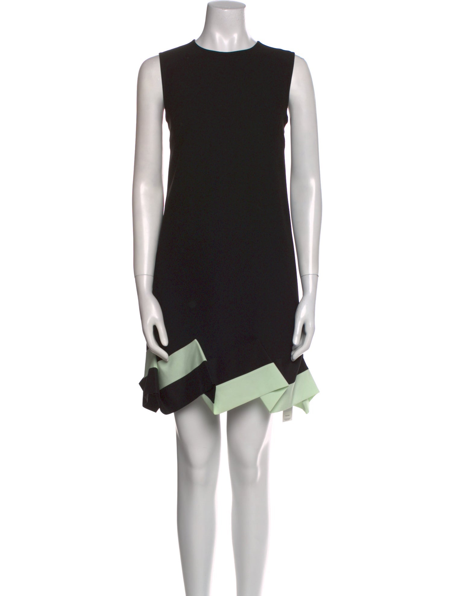 Victoria Victoria Beckham Crew Neck Mini Dress
