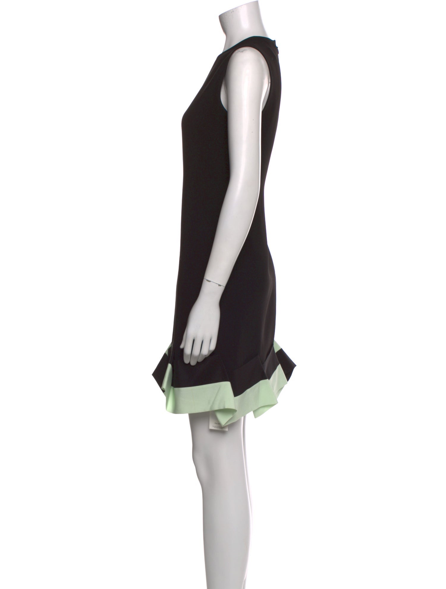 Victoria Victoria Beckham Crew Neck Mini Dress