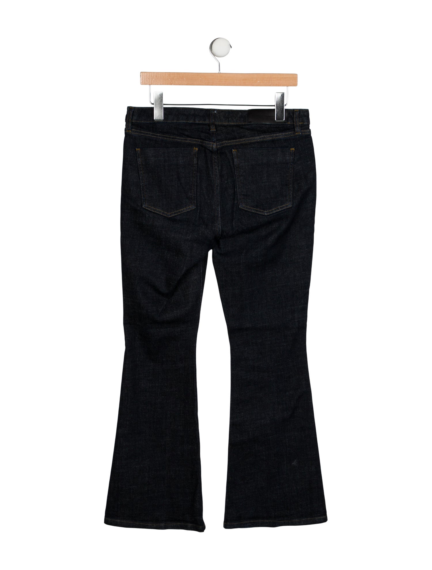 Victoria Victoria Beckham Mid-Rise Wide Leg Jeans
