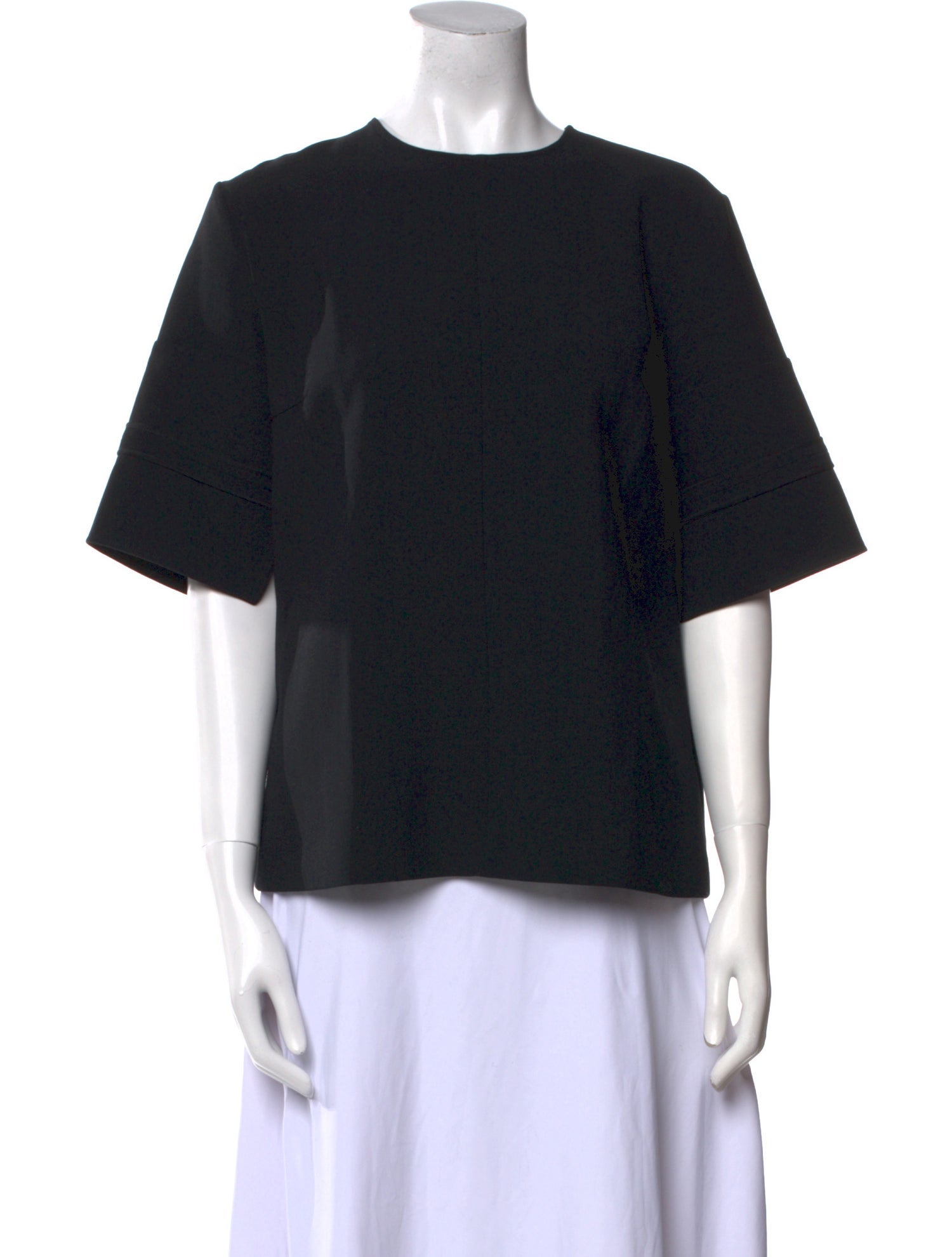 Victoria Victoria Beckham Crew Neck Short Sleeve Top