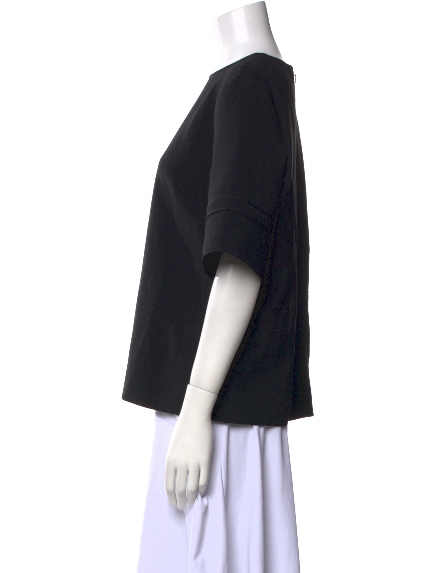Victoria Victoria Beckham Crew Neck Short Sleeve Top