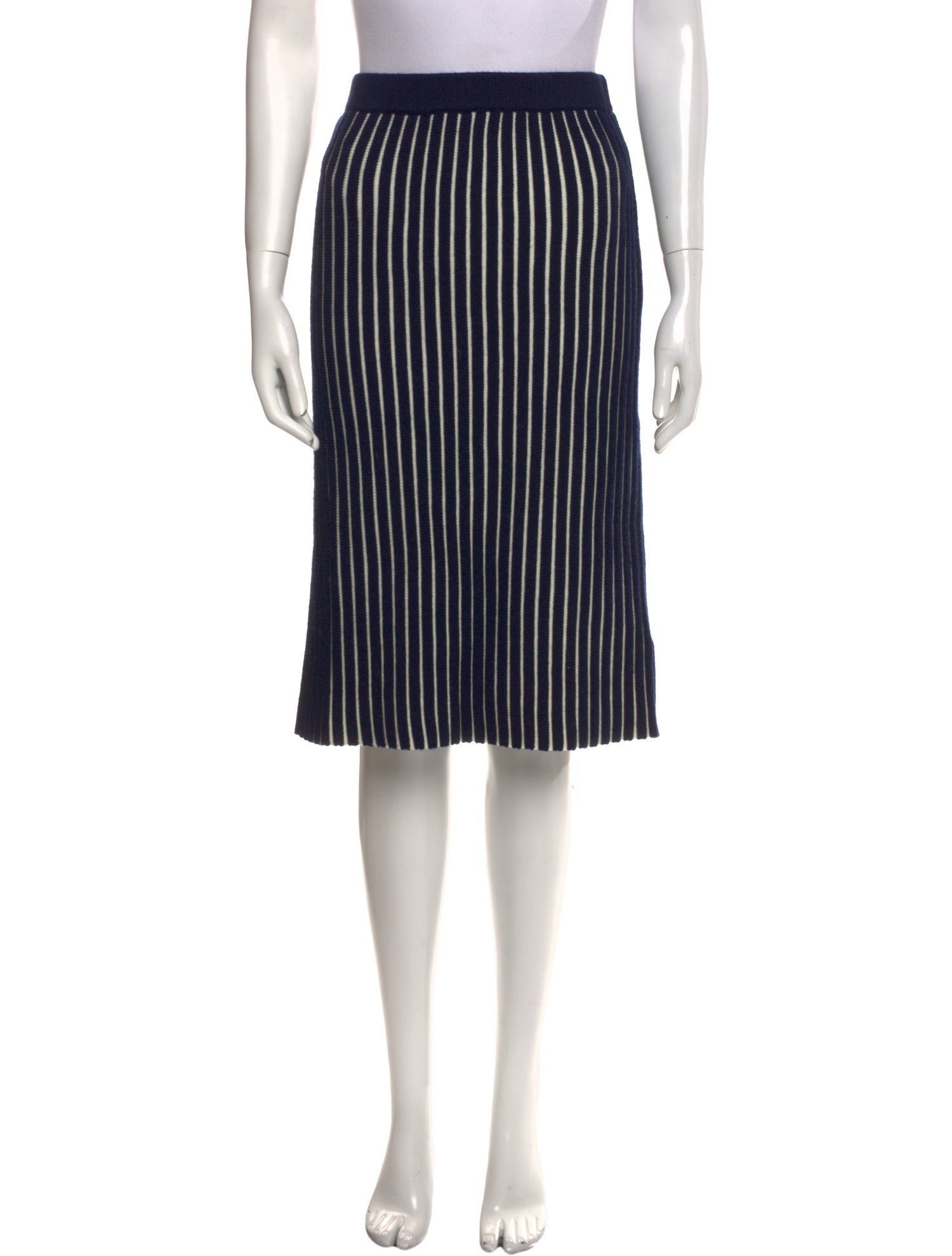Victoria Victoria Beckham Wool Knee-Length Skirt