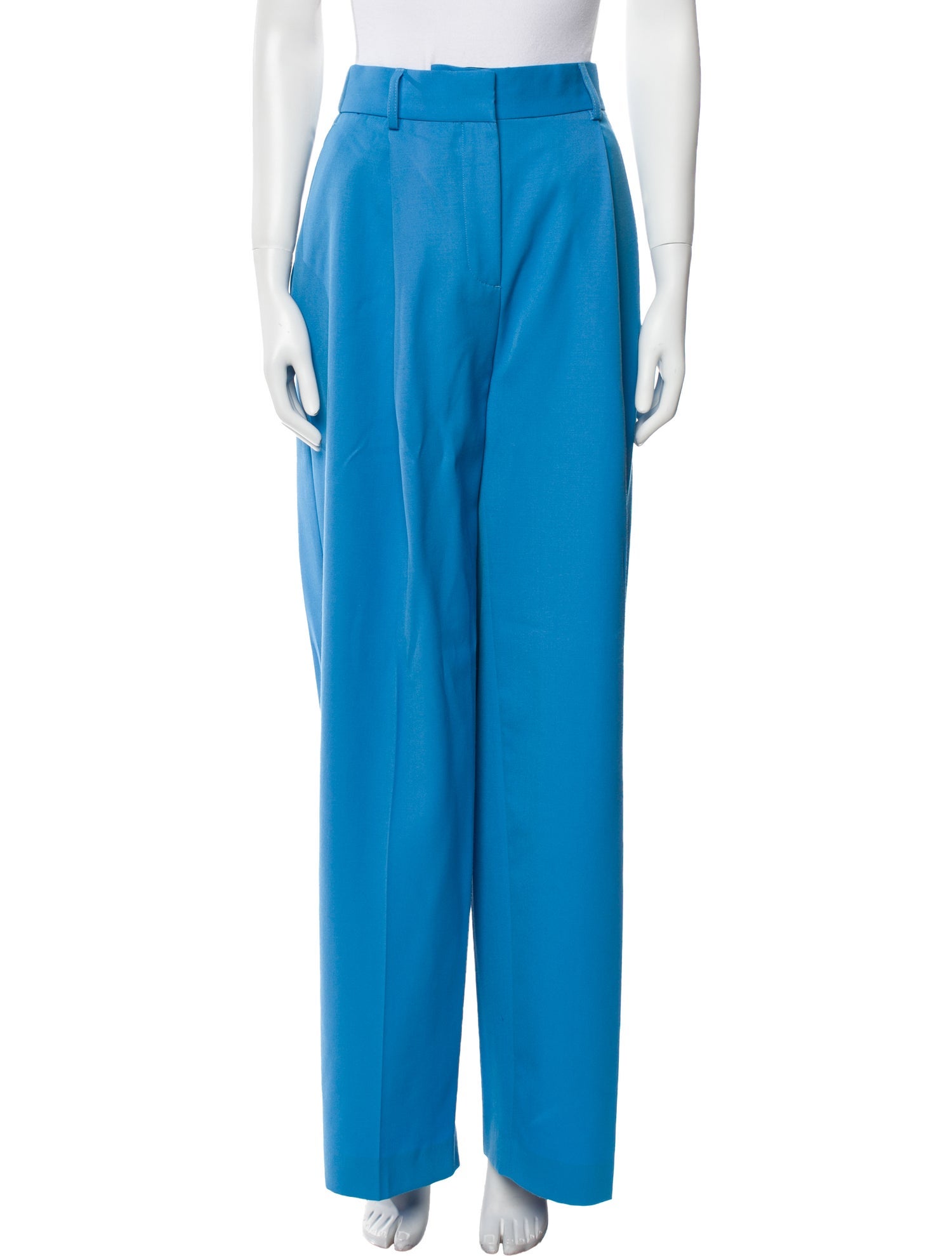 Victoria Victoria Beckham Wool Wide Leg Pants