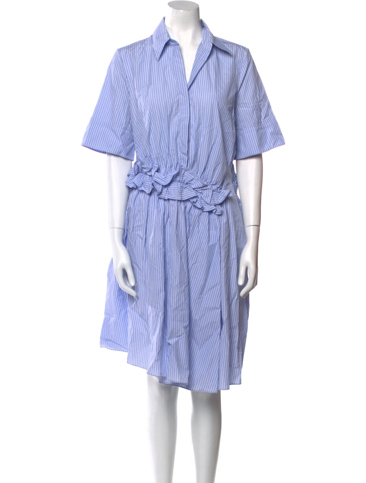 Victoria Victoria Beckham Striped Mini Dress