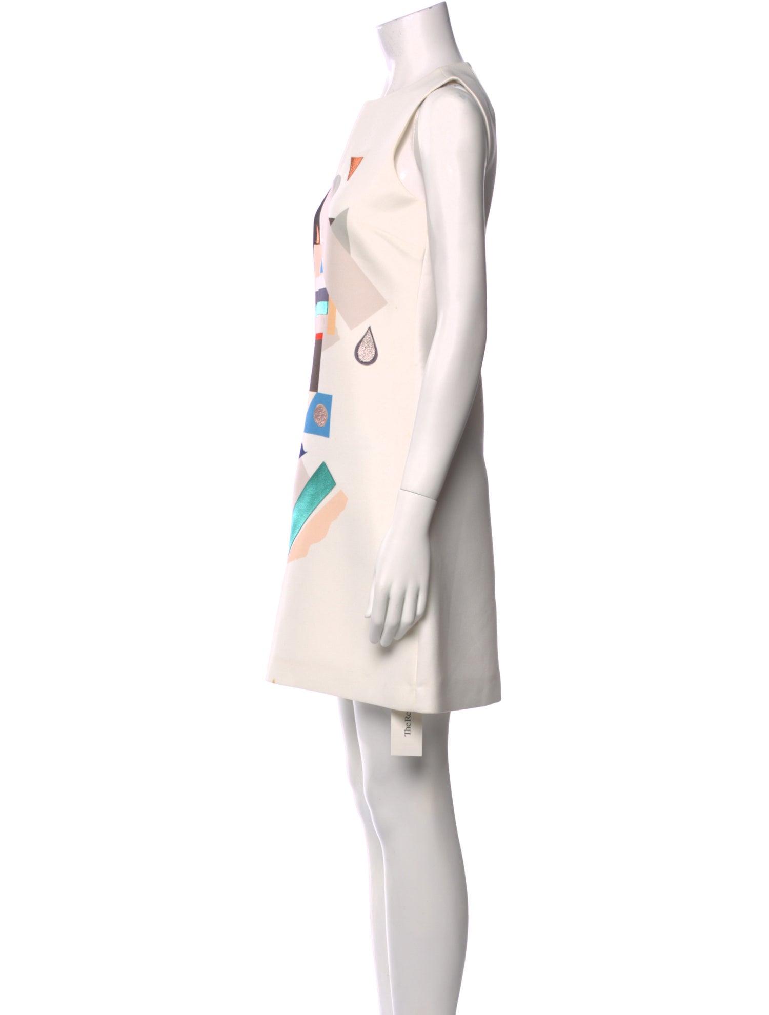 Victoria Victoria Beckham Graphic Print Mini Dress