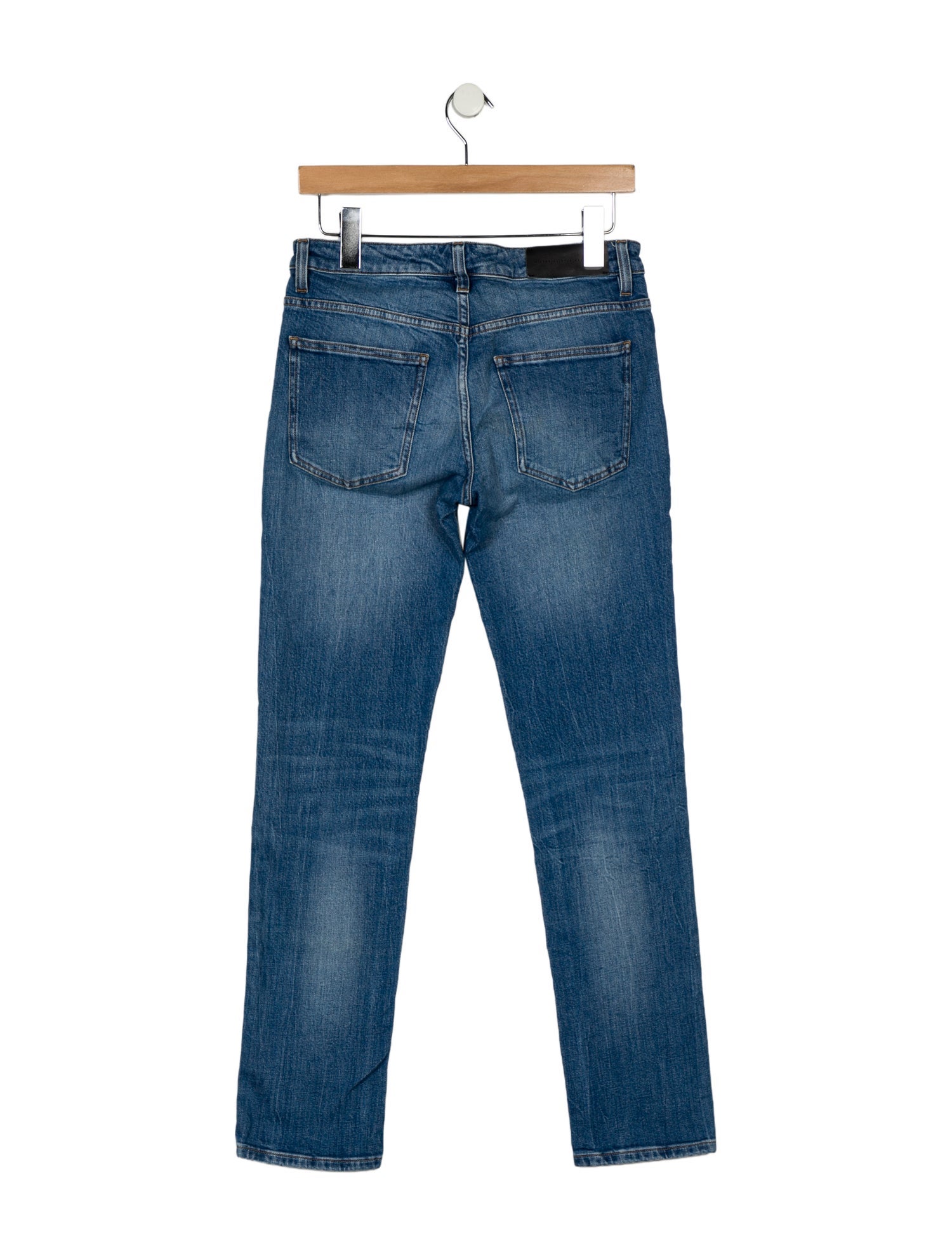 Victoria Victoria Beckham Mid-Rise Straight Leg Jeans