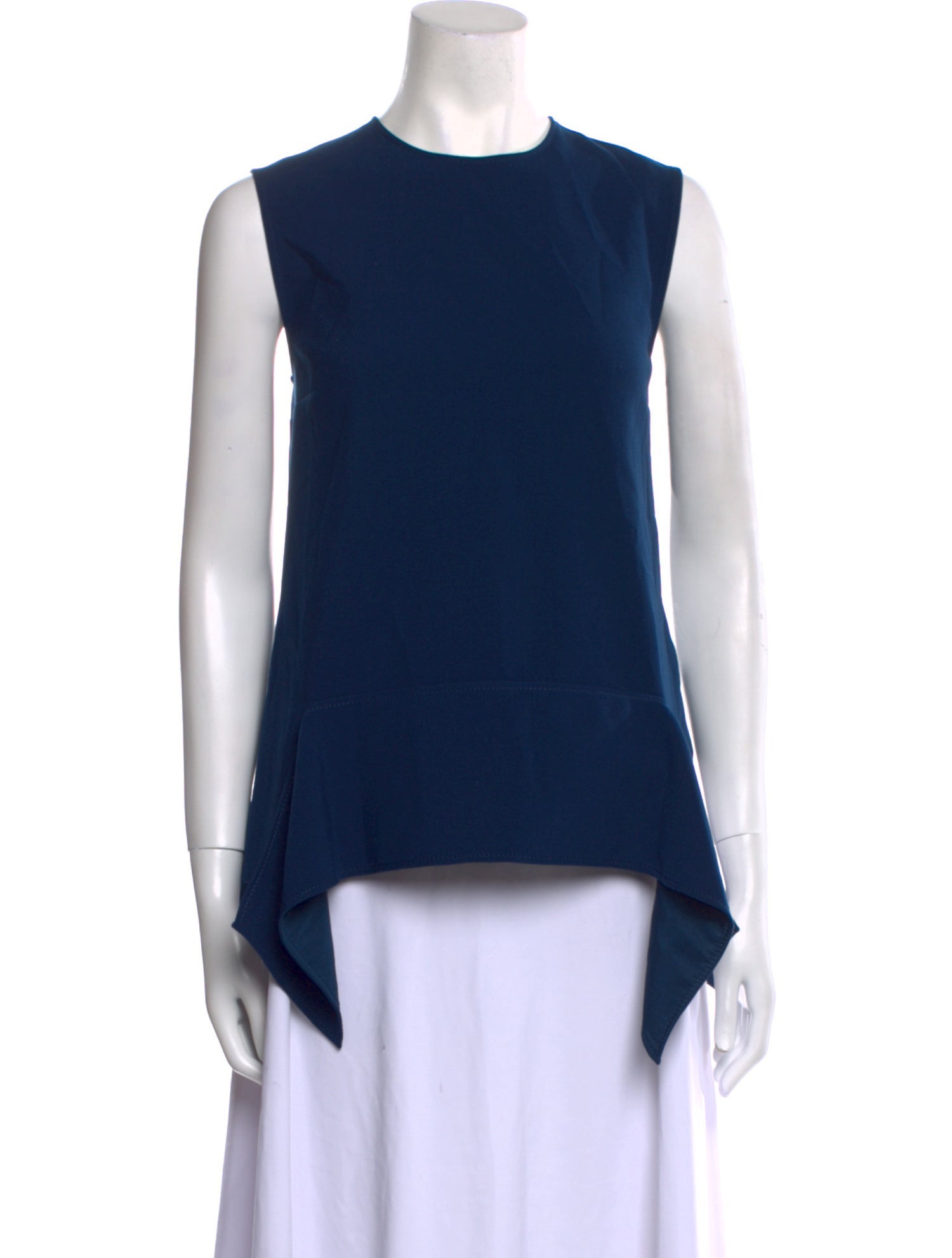 Victoria Victoria Beckham Crew Neck Sleeveless Top