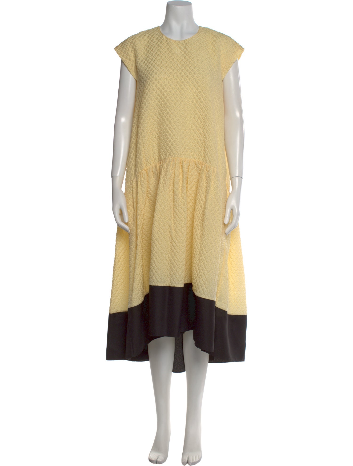 Victoria Victoria Beckham Silk Midi Length Dress